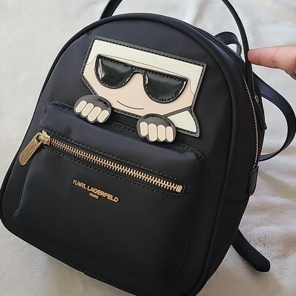 New KARL LAGERFELD PARIS AMOUR NYLON BACKPACK PURS KARL LAGERFELD PARIS Amour Backpack - Macy main image 2